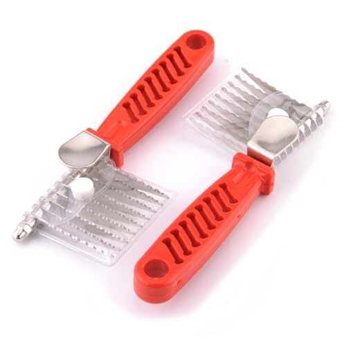SUPVOX Professional Dog Grooming Comb Pet Dematting Tool for Poodle Easy to Use Brush for Matted