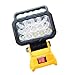 Shurhome 15 LED Rechargeable Tool Lamp Flashlight Brightness Design for Power Equipment Battery Operations Cordless Work Light