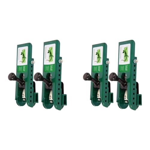 Zolynx Herramientas para Instalación de Revestimiento de Fibrocemento - Calibre de Solape Compatible de 3/8 de Pulgada con Ranuras Ajustables, Paquete de 4