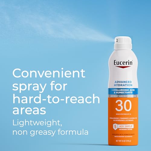 Eucerin Advanced Hydration Sunscreen Spray SPF 30, 6 OZ - image 4