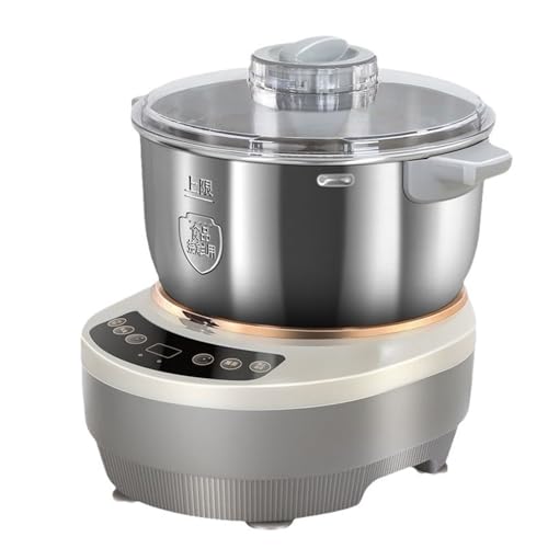 Dough Mixer, Electric Dough Maker with Ferment Function, Stainless Steel Dough Flour Mixer, Automatic Kneading Machine, Thermostatic Fermentation, Intelligent Timer, Stand Mixer for Home Baking