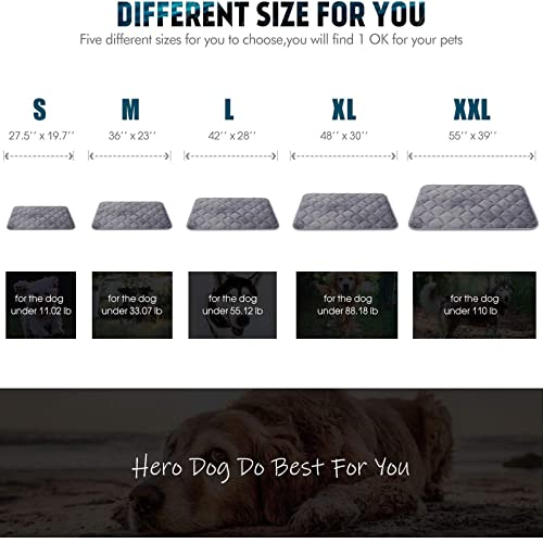 Image of Hero Dog Dog Bed, 27.5IN Small, Soft Furry Fleece, Washable Mattress, Non Slip Pet Beds for Crate, Kennel, Car