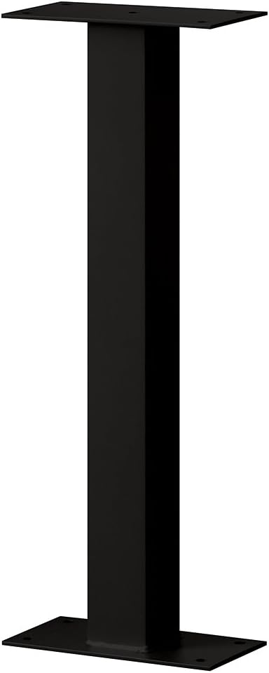 Salsbury Industries 4365BLK Standard Pedestal Bolt Mounted for Roadside Mailbox and Mail Chest, Black