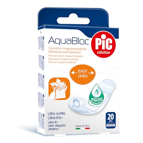 Pic Solution Aquabloc Waterproof Plasters Medium 20 Units