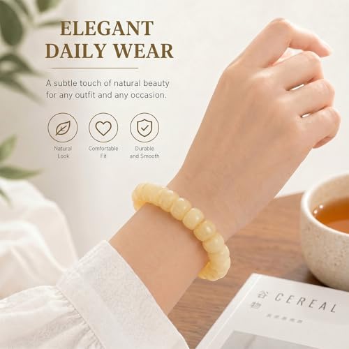 Image of Frodete Bodhi Fidget Bracelet Seed Stretch Anxiety Relief Healing Jewelry