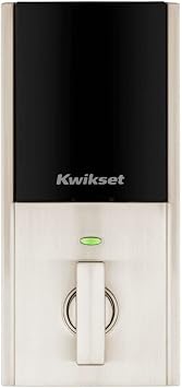 Kwikset 620CNTZW700-514S Contemporary Home Connect Keypad Smart Lock Dead Bolt Z-Wave 700 SmartKey Iron Black Finish
