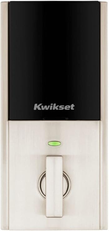 Kwikset 620CNTZW700-514S Contemporary Home Connect Keypad Smart Lock Dead Bolt Z-Wave 700 SmartKey Iron Black Finish