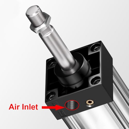 Cilindro de aire SC32X25 con carrera de 25 mm y anillo guía POM 7