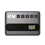 Gitroso UPS 1000VA 500W Uninterruptible Power Supply Offline Back UPS Battery Backup Intelligent LCD Battery Backup and Surge Protector Battery Backup for Computer GF1000
