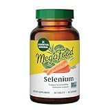 MegaFood Selenium - Selenium 50 mcg - Supplement with Food & Herb Blend - Immune Support - Vegan, Non-GMO - Made Without 9 Food Allergens - 60 Tablets (60 Servings)