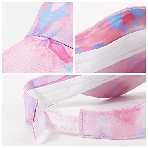Image of HH HOFNEN Sports Sun Visor Hats Cotton Twill Ball Adjustable Sun Caps for Men Women