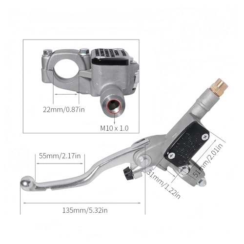 Levier d'embrayage moto hydraulique EXC SX : commande fluide et précise 250 350