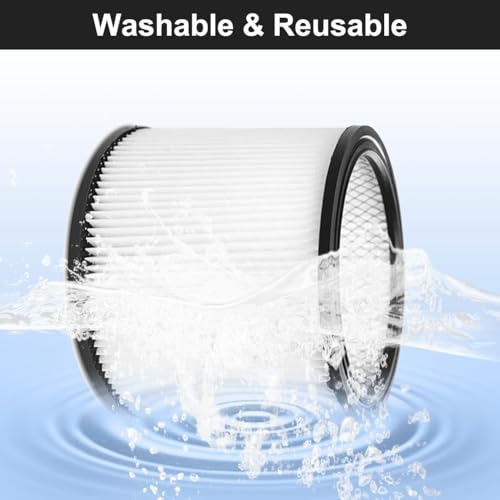 Replacement Filter for Shop Vac 90304 90350 90333 903-04-00 9030400 Vacuum Cleaner 5 Gallon and Large Wet & Dry Filter