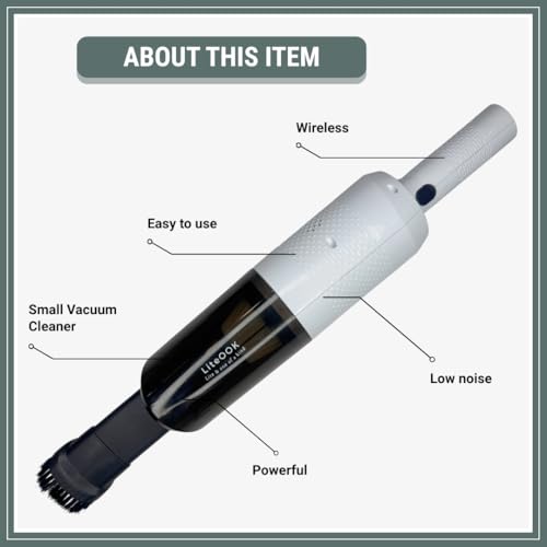 Image of Mini Design Portable Wireless Handheld Vacuum Cleaner for Car and Home- White