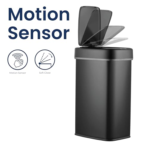 Caneca de basura automática 13 galones con sensor de movimiento miniatura 3
