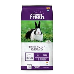 Blue Seal Fresh Show Hutch Deluxe 17 Rabbit Food – Resealable Packaging to Hold in Freshness, Promotes a Healthy Digestive System and Proper Intake – 20 LB Bag