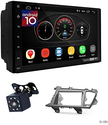 UGAR EX10 7" Android 10 DSP Car Stereo Radio Plus 11-191 Fascia Kit for KIA Optima III (TF), K5 2010-2013