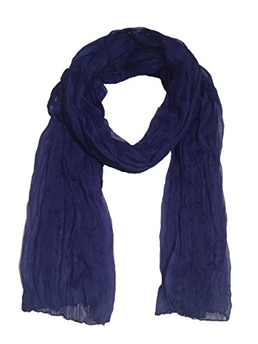LibbySue-Essential Solid Crinkle Scarf