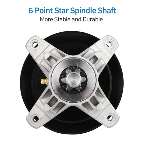 GCCSJ Lawn Mower Spindle - 6 Point Star Shaft