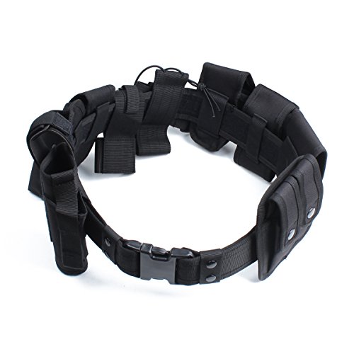 NcDe Tactical Waist Belt with 10pcs Bags Holster Set Law Enforcement Modular Equipment