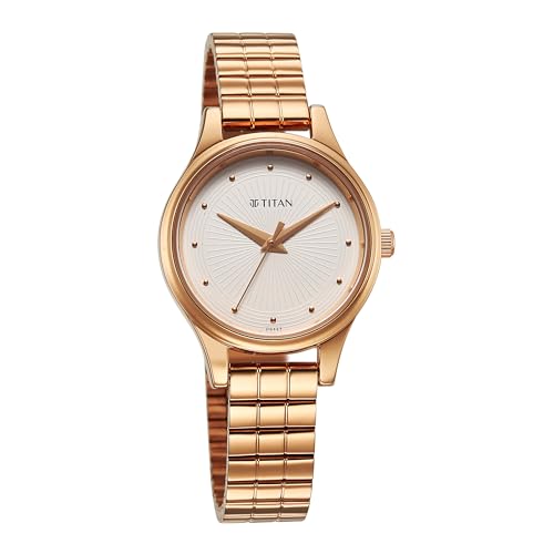 Image of Titan Karishma Workwear Silver White Dial Stainless Steel Watch for Women