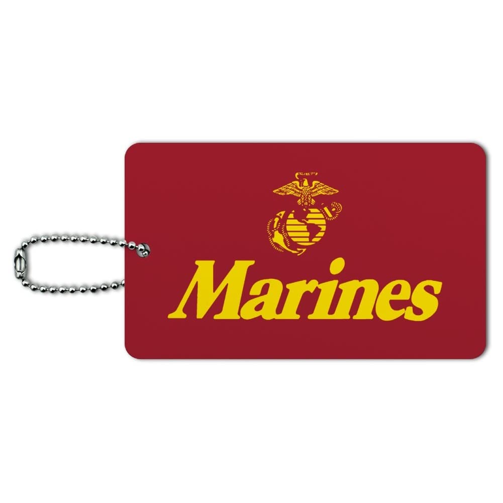 Marines USMC Luggage Card Suitcase Carry-On ID Tag