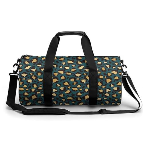 Sac de voyage léopard vert 45cm résistant pour éviter les surcharges