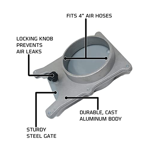 JET 4-Inch Aluminum Blast Gate
