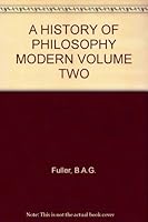 A HISTORY OF PHILOSOPHY MODERN VOLUME TWO B000HFFWWY Book Cover