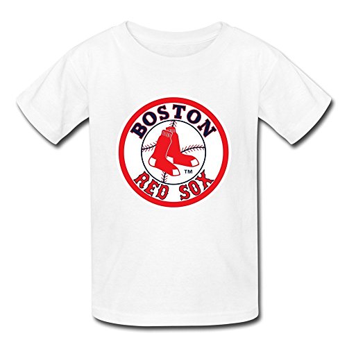 Hilary Susie RenHe Kid's Cartoon BostonÂ redÂ Sox T-Shirts Medium
