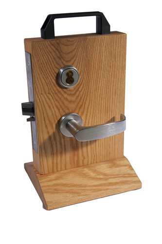 Sargent 8200 Series Satin Chrome Plated Removable Disposable Construction Core Request to Enter/Exit Electromechanical Fail Secure Mortise Lock with B Lever, LN Rose Trim, 24 Volts (Pack of 1)