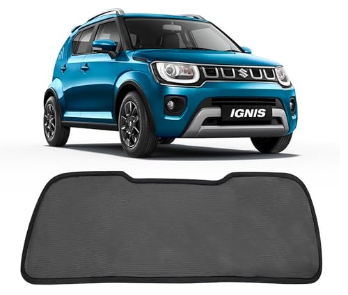 Image of Autofact Dicky Curtain for Maruti Ignis | Custom Fit Rear Windshield Sunshade | UV & Heat Protection | Foldable Mesh | Privacy & Cooling Car Accessory