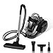 Xoopla 2200W Canister Bagless Vacuum Cleaner, Adjustable 28Kpa Suction Power 4.5M Corded Vacuum Cleaner for Carpet, Tile, Hard Floor, 2.2L Dust Capacity, Easy Emptying with Single Button Release