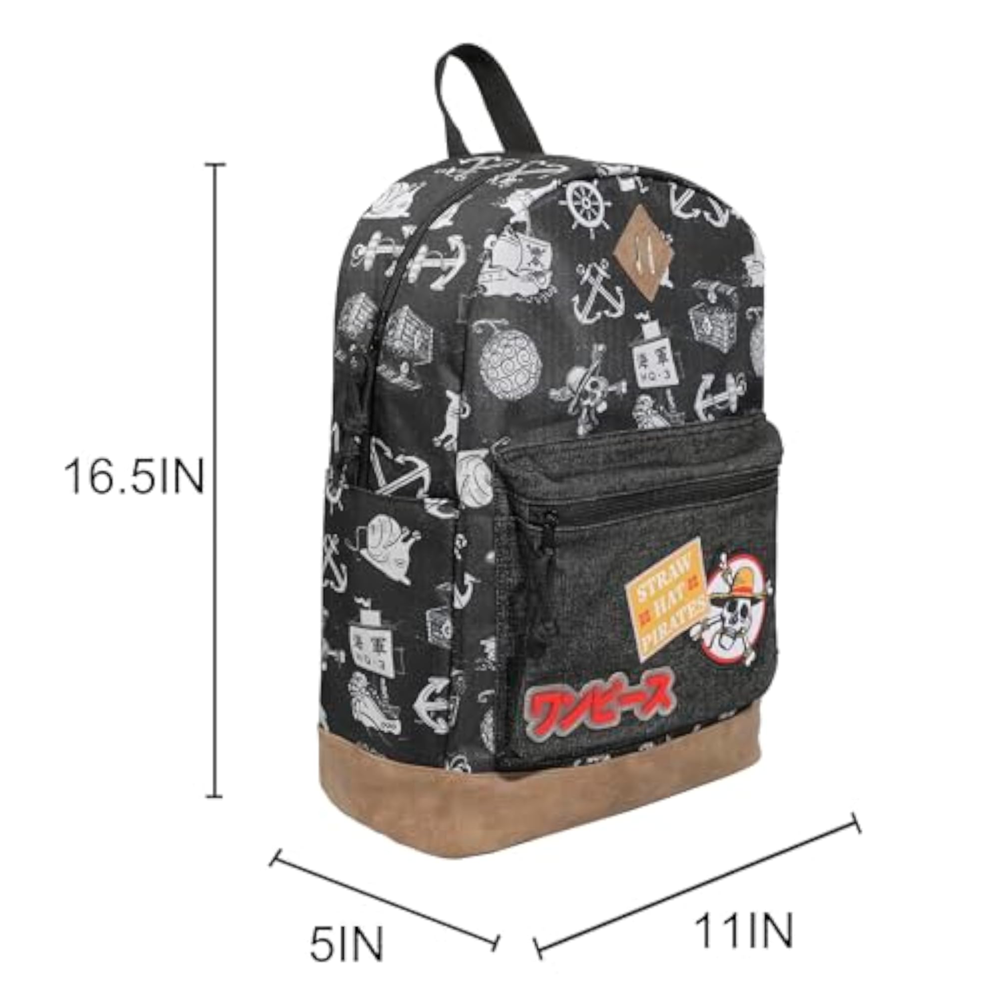 One Piece Live Action Icons Black Backpack