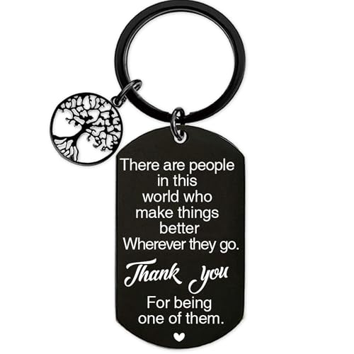 Thank You Gifts Appreciation Keychain - Employee Volunteer Appreciation Gift