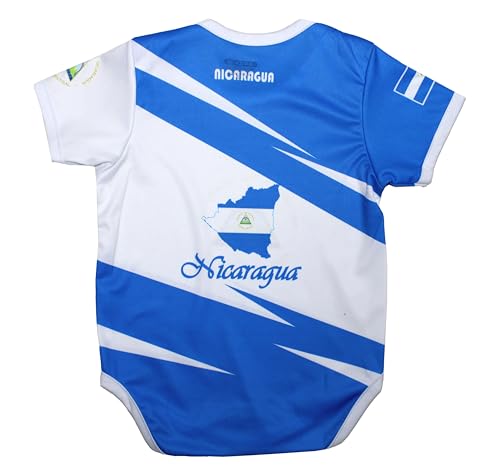 Generic Nicaragua Soccer Baby Outfit Mameluco New W/O Tag Sizes 3 to 12 Months Blue2