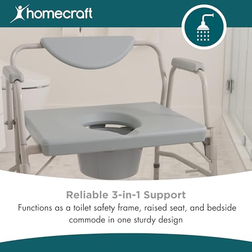 Chaise percée pour personnes souffrant d'obésité robuste 454kg - 3