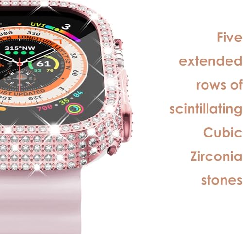 Éviter rayures Apple Watch Ultra 2 49mm avec coque strass - 2