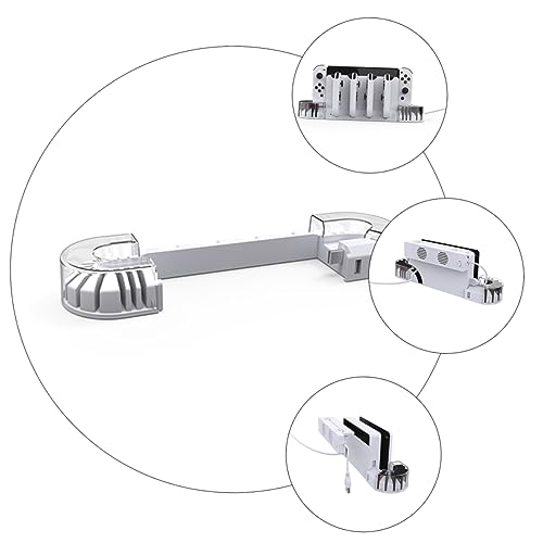 Chargeur de bureau pour manette avec support de refroidissement pour console de jeu