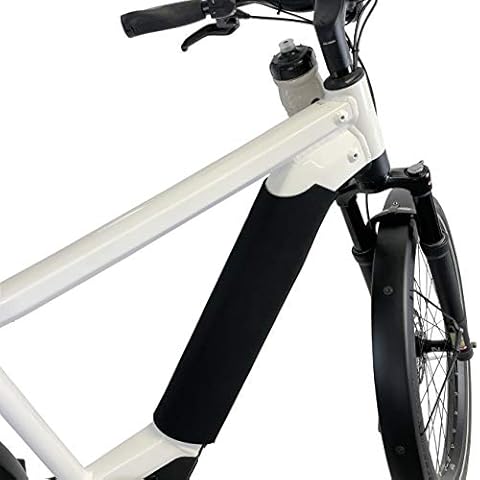 NC-17 4314 universal e-bike protective cover standard for battery in down tube battery thermal cover, black, suitable for tube circumference from 30 cm to 38 cm Cover