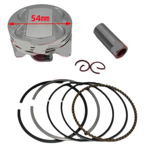 Segments de piston de cylindre moto 54mm de haute précision pour Like150 - 2