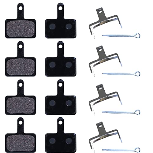 Selyse 4 Pair Bicycle Disc Brake Replacement Pads Compatible with Shimano M315 M355 M375 M395 M495 M486 M485 M475 M465 M447 M446 M445 M416 M415 M515 M525 M575 T615 T675