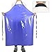 GNJCV Chemical Resistant Vinyl Apron - Extra Large Blue Waterproof PVC Aprons for Dishwasher,Dog Grooming,Cleaning(1 PACK)