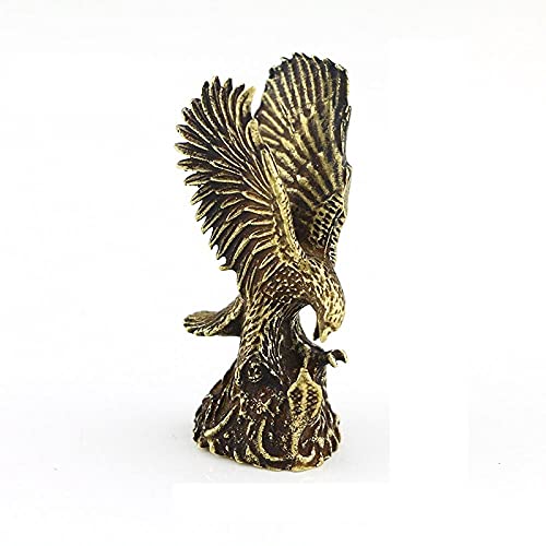 Miniature aigle laiton doré idée cadeau sculpture cuivre pour bureau