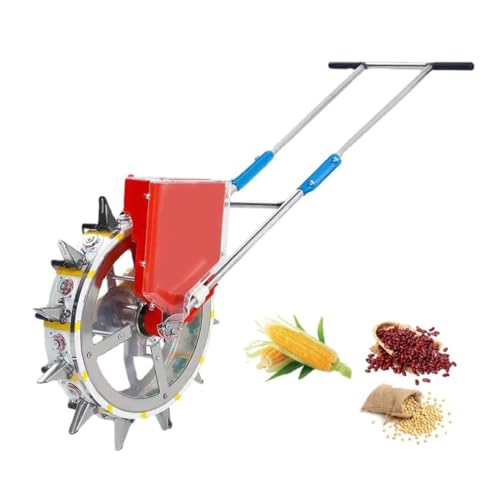Sembradora manual con rodillo, 14 platos de semillas