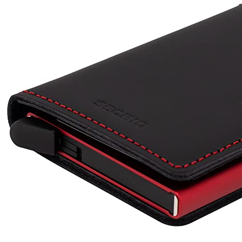 Image of Secrid Slim Wallet Original Leather With Rfid Safe Card Case