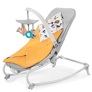 Kinderkraft Wipstoeltje 3-in-1 FELIO 2020, wipstoel voor baby’s, sitter, schommelstoel, wiegje, opvouwbaar, liggende…