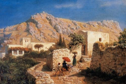 Pintura vintage en lienzo de 60x90cm para transformar paredes vacías del hogar