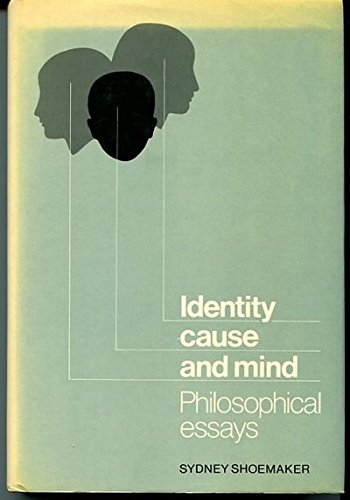 Identity, Cause and Mind 0521259193 Book Cover