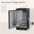 EAST OAK Ridgewood 30" Electric Smoker, Smoker with Side Wood Chip Loader, 725 Sq Inches of Cooking, Digital Control, 4 Removable Racks, Outdoor Kitchen, Night Blue